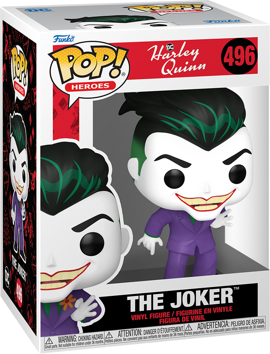 Harley Quinn - The Joker Vinyl Figur 496 - Funko Pop! Figur - multicolor