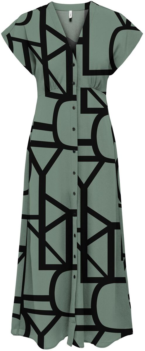 Image of Abito lungo di Only - Onlnova Life Mollie Long Dress AOP - XS a S - Donna - menta
