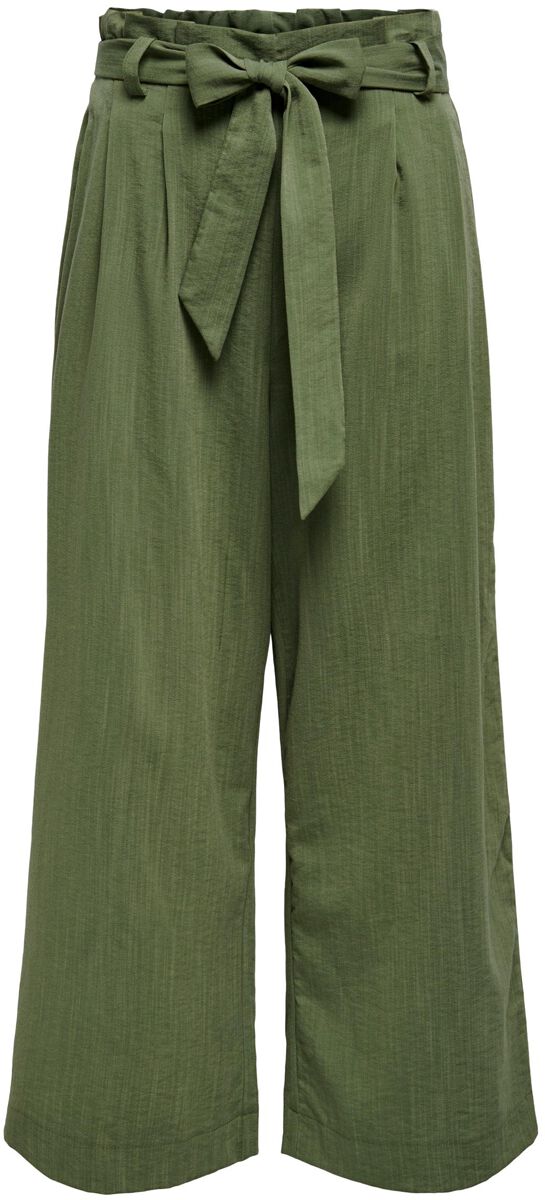 Only Onlmarsa Solid Paperback Pant Stoffhose oliv in S