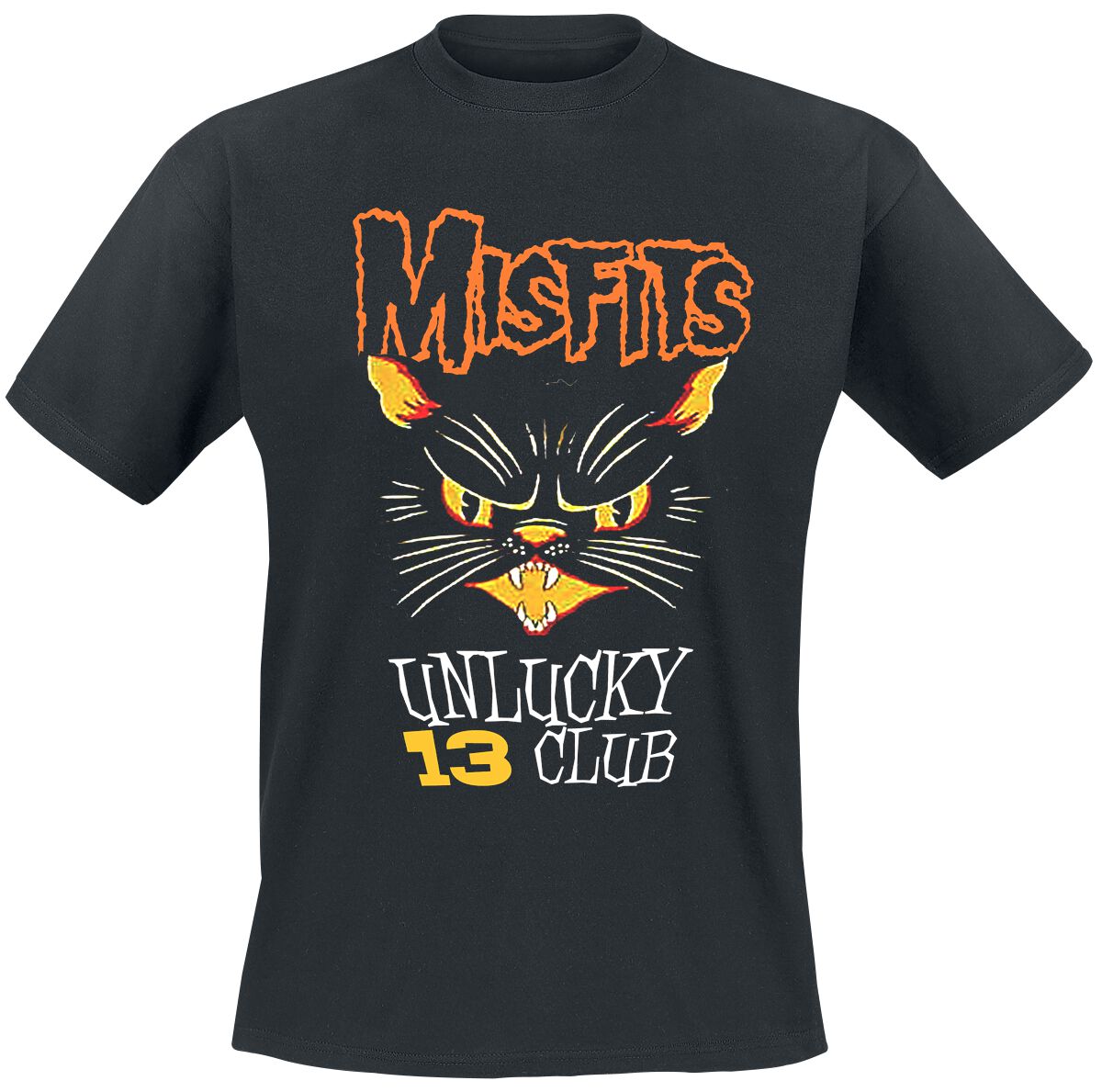 Misfits T-Shirt - Unlucky Club - S bis 3XL - für Männer - Größe S - schwarz  - Lizenziertes Merchandise!