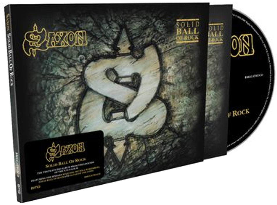 Saxon  CD - Solid ball of Rock -