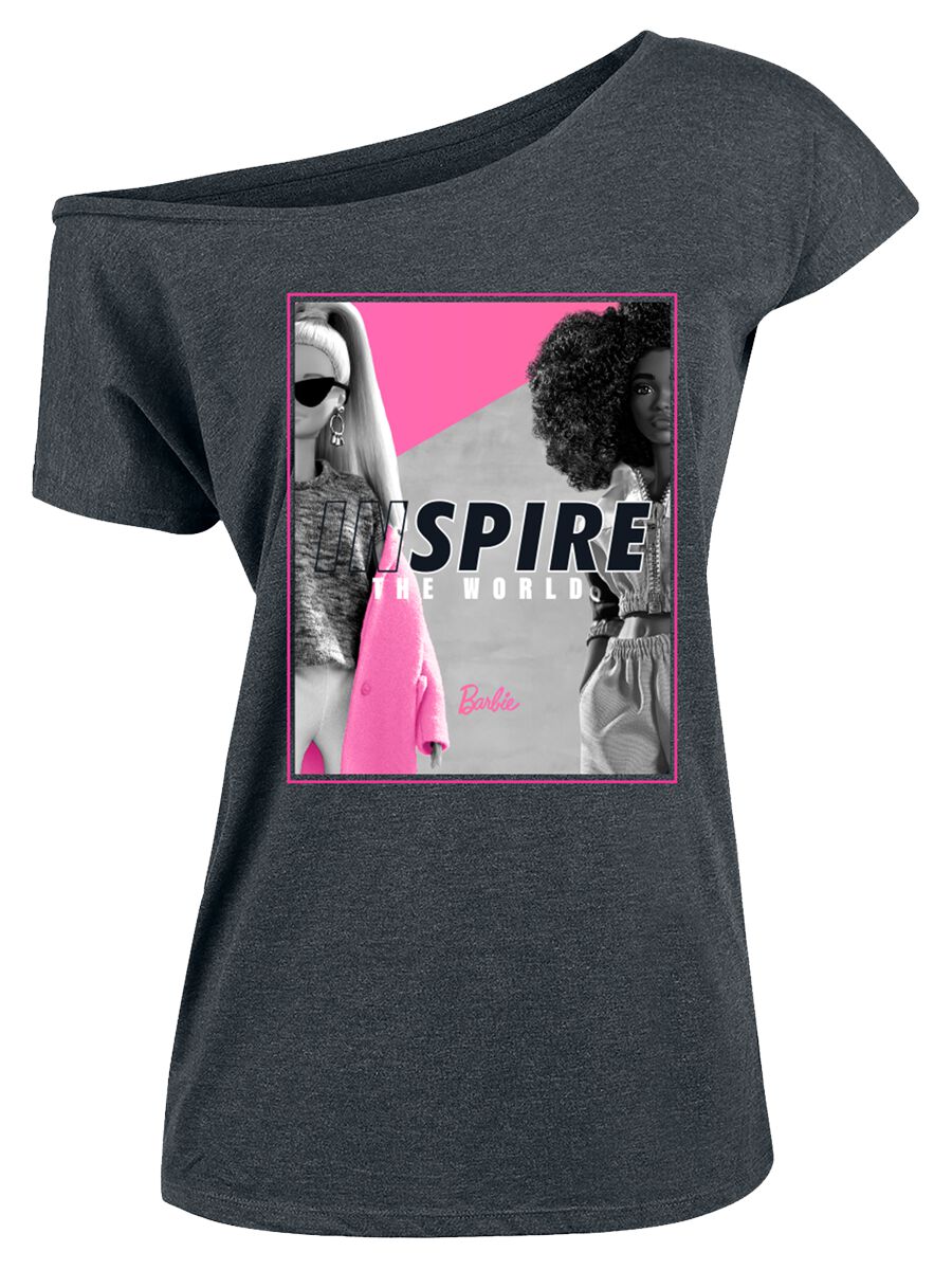 Image of T-Shirt di Barbie - Barbie inspire - S a 3XL - Donna - grigio