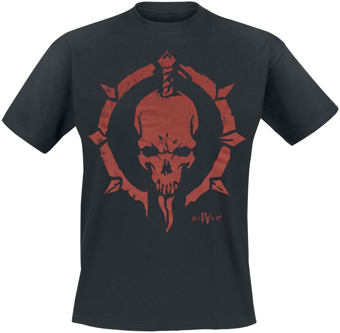 Diablo 4 - Skull T-Shirt schwarz in M