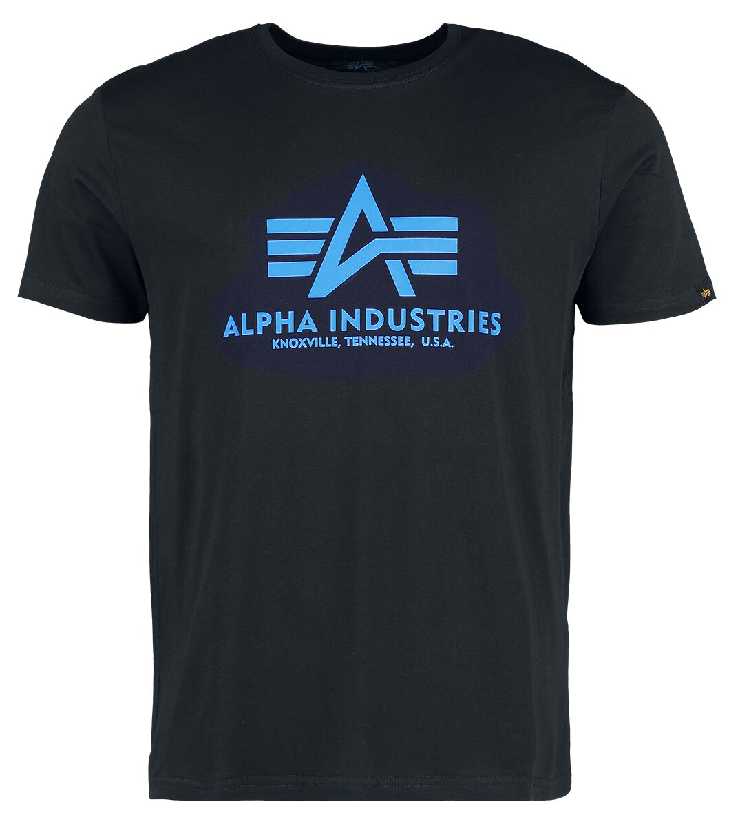 Alpha Industries T-Shirt - Basic T-Shirt - S bis XXL - für Männer - Größe XXL - schwarz