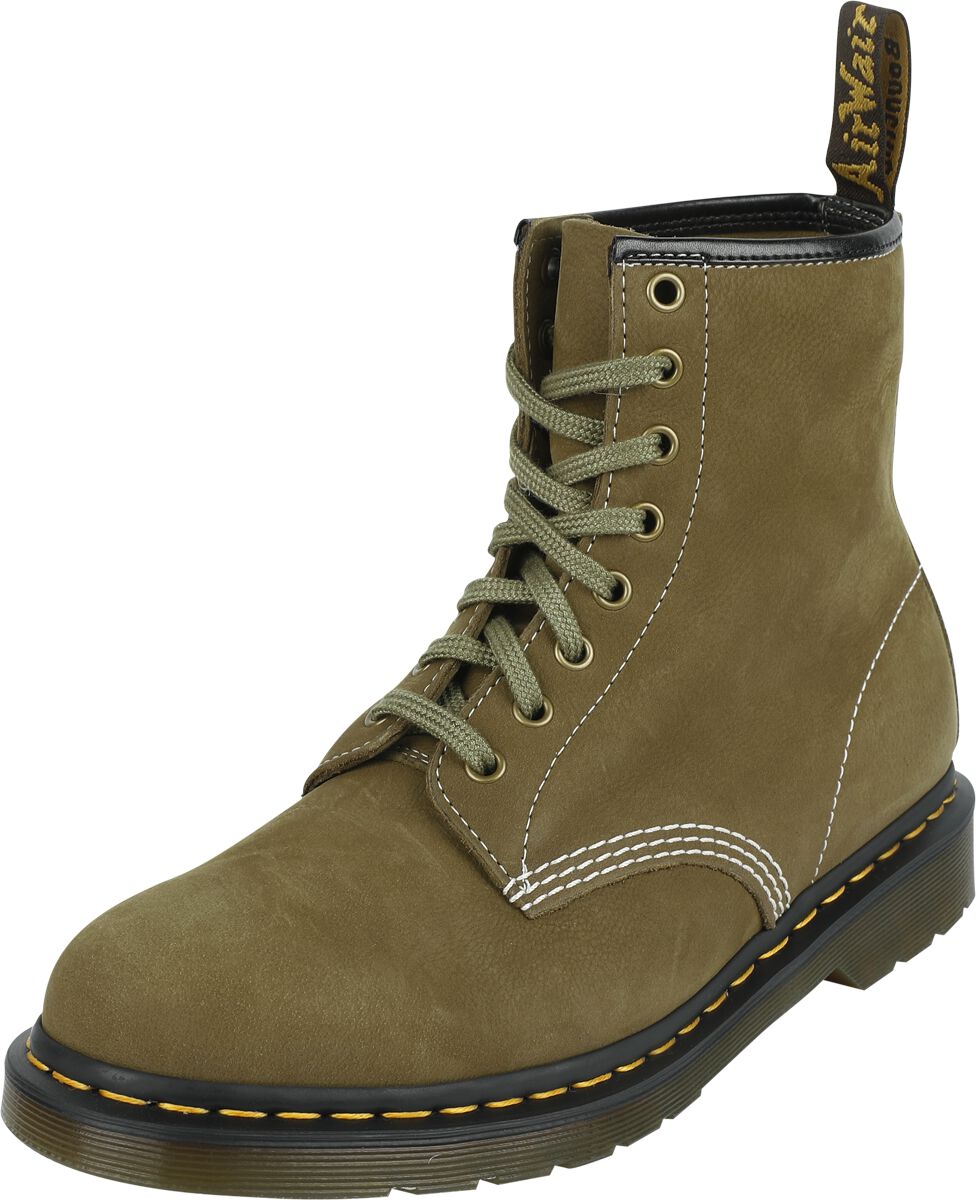 Dr. Martens 1460 - Muted OliveTumbled Boot oliv in EU43