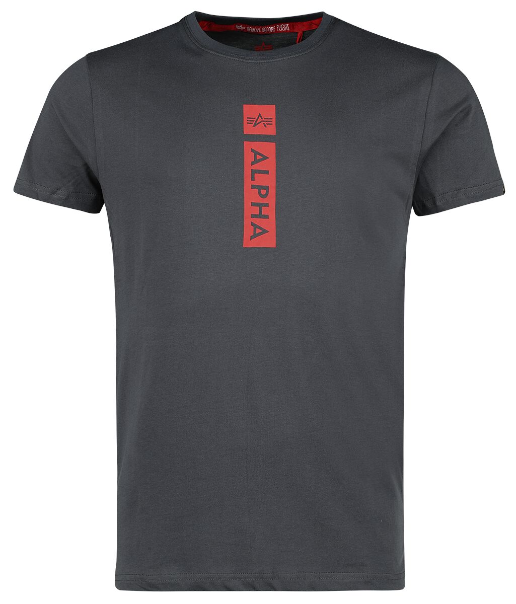 Alpha Industries T-Shirt - Alpha RP T - S bis XXL - für Männer - Größe S - grau
