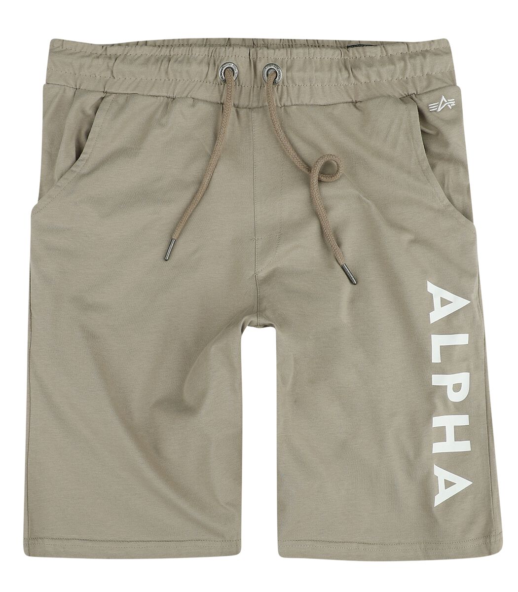 Alpha Industries Short - Alpha Jersey Short - S bis XXL - für Männer - Größe XXL - sand
