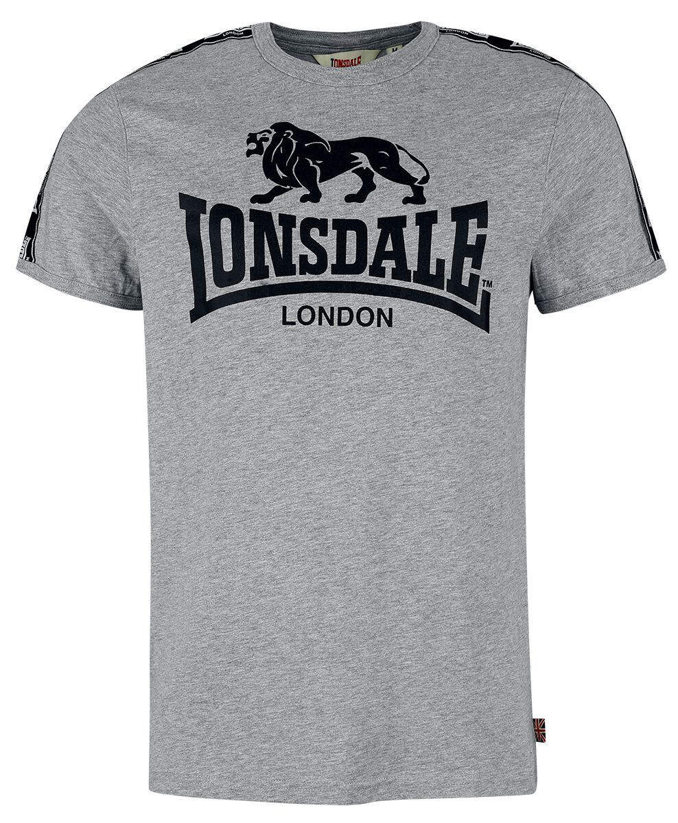 Levně Lonsdale London STOUR Tričko šedá