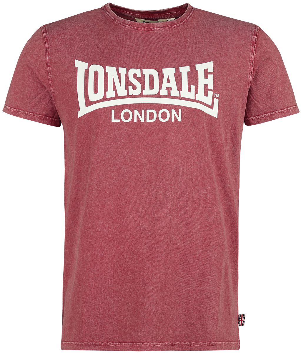 Lonsdale London T-Shirt - STOFA - S bis XXL - für Männer - Größe L - rot
