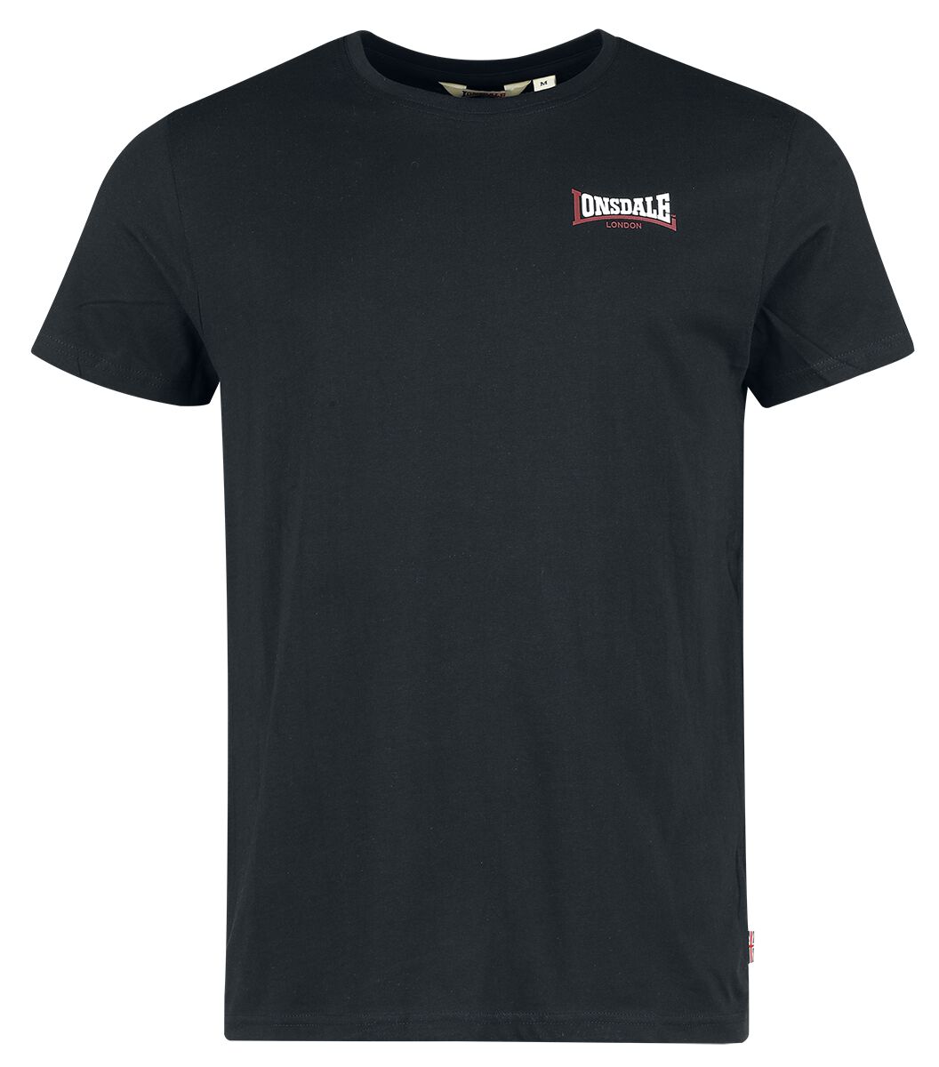 Lonsdale London T-Shirt - DALE - S bis XXL - für Männer - Größe XL - schwarz