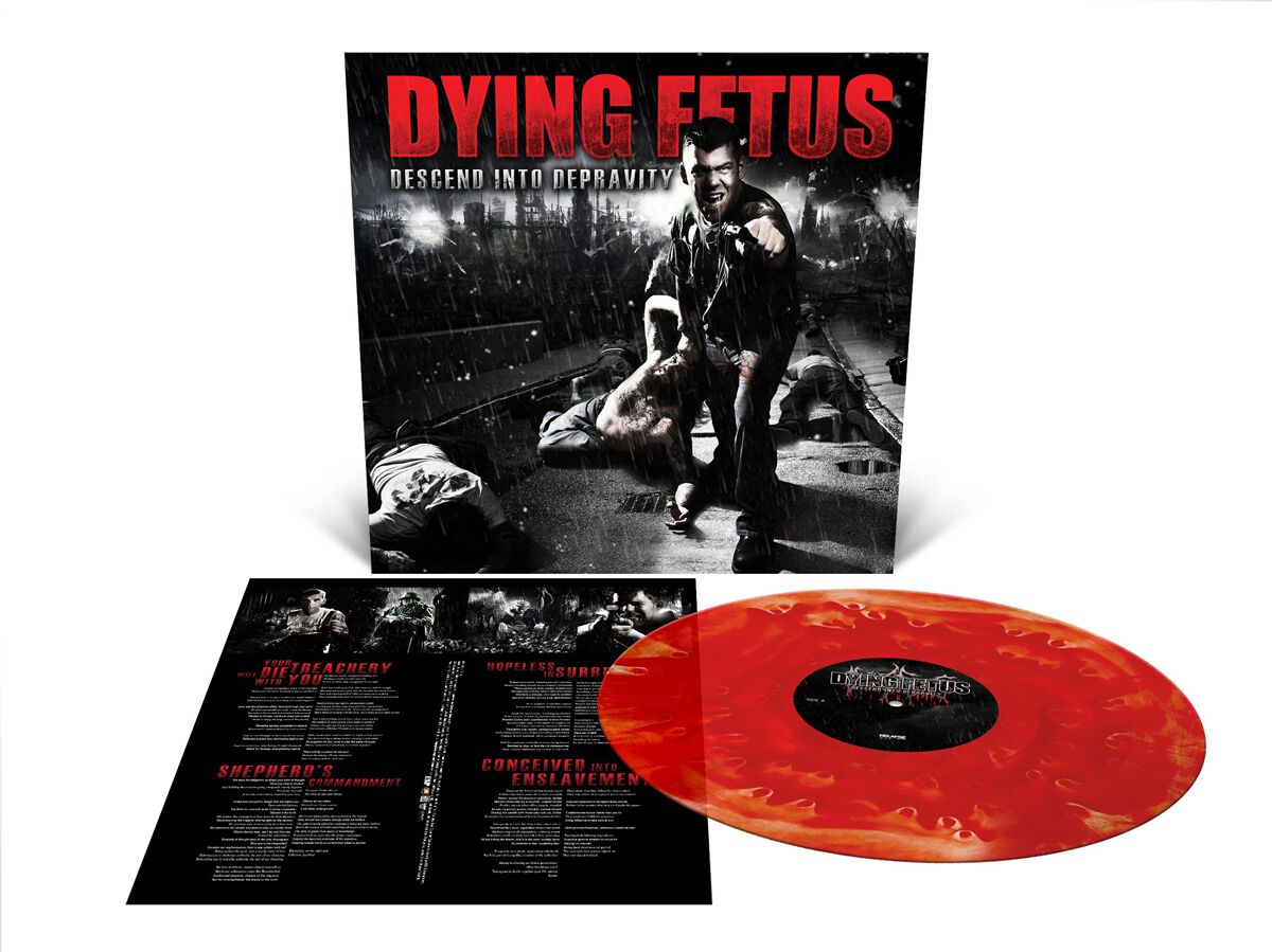 Dying Fetus Descend into depravity LP multicolor