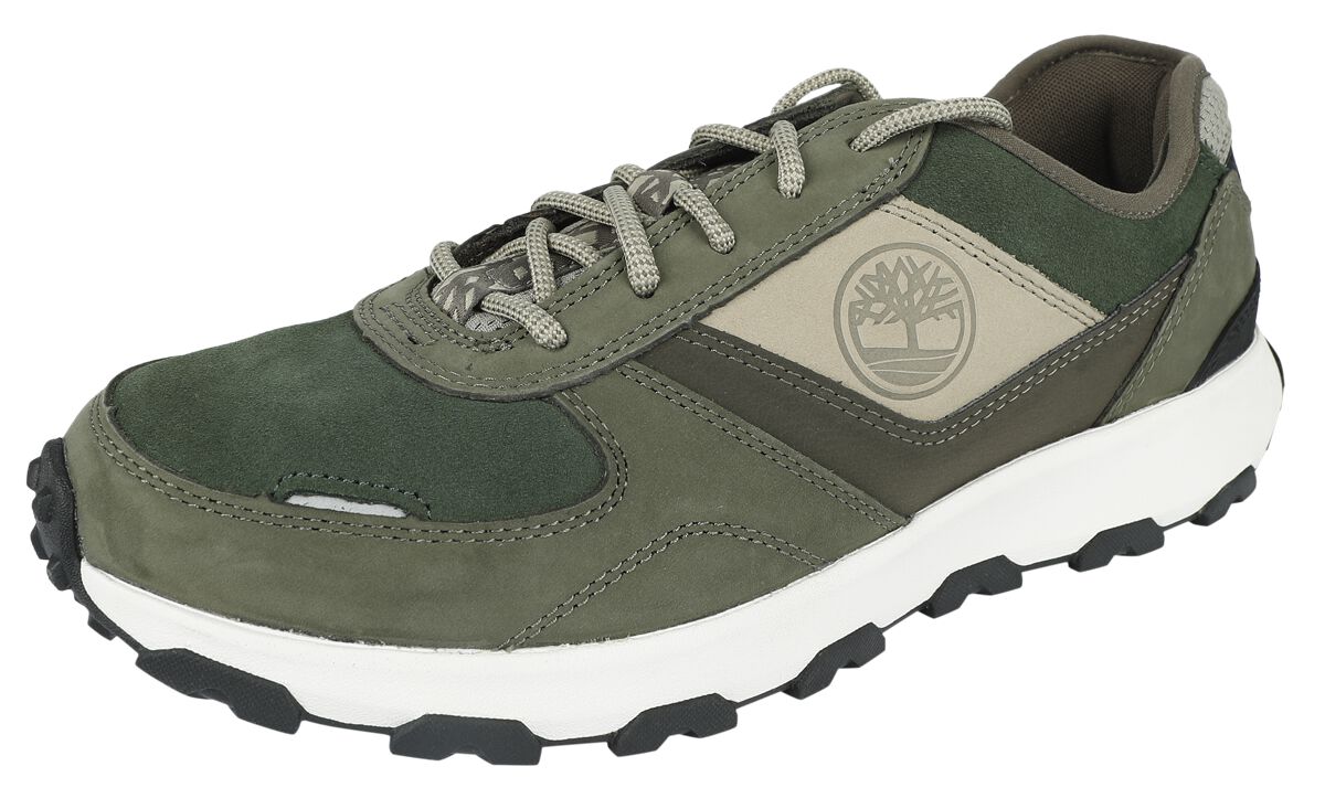Timberland Sneaker - Winsor Park LOW LACE UP - EU41 bis EU46 - für Männer - Größe EU43 - grün