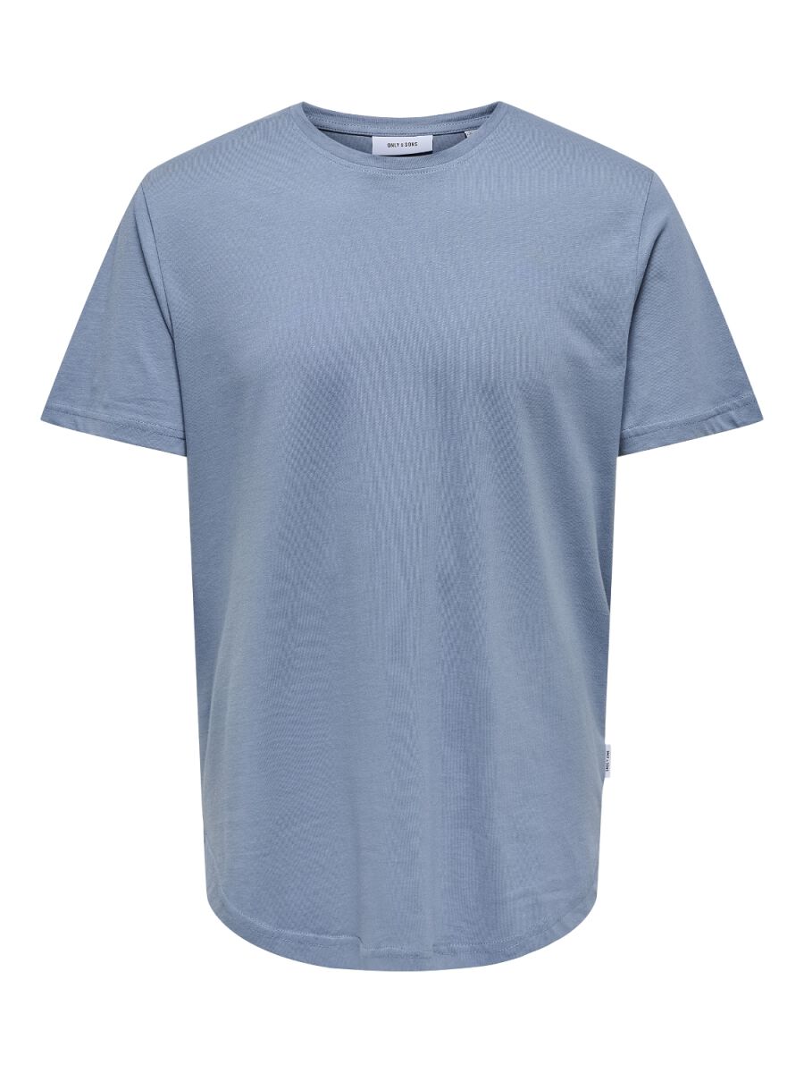 ONLY and SONS T-Shirt - ONSMatt Longy Tee - S bis XXL - für Männer - Größe XXL - blau
