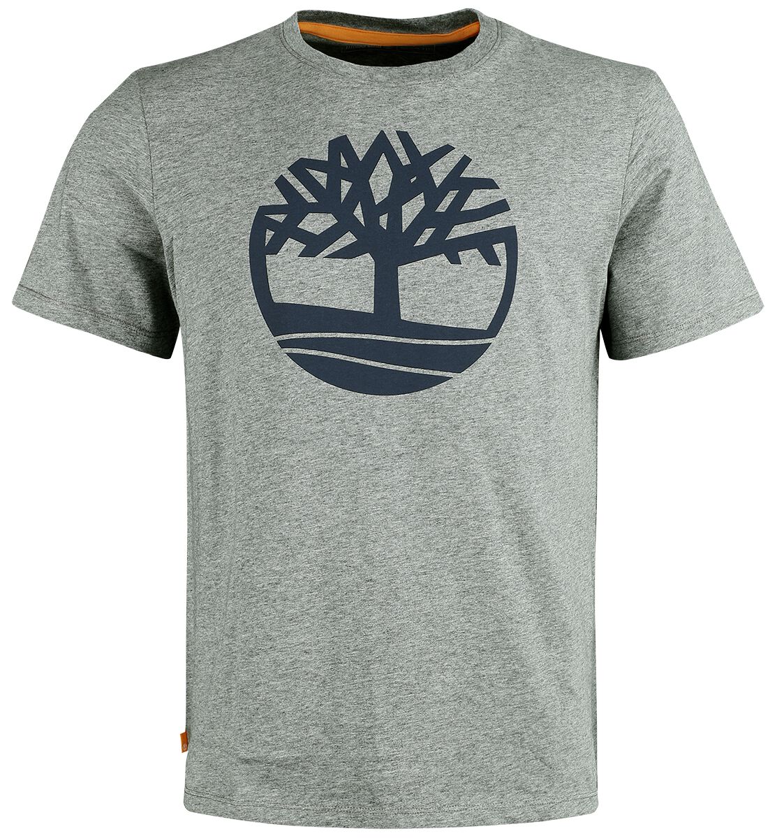 Timberland Kennebec River Tree Logo Short Sleeve Tee T-Shirt grau meliert in S