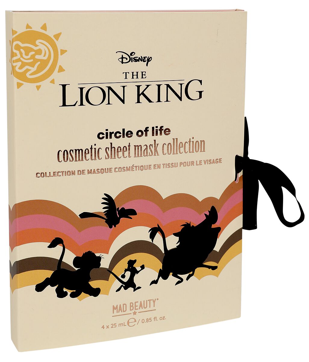 Der König der Löwen - Disney Gesichtsmaske - Mad Beauty - Gesichtsmasken-Set - für Damen   - Lizenzierter Fanartikel