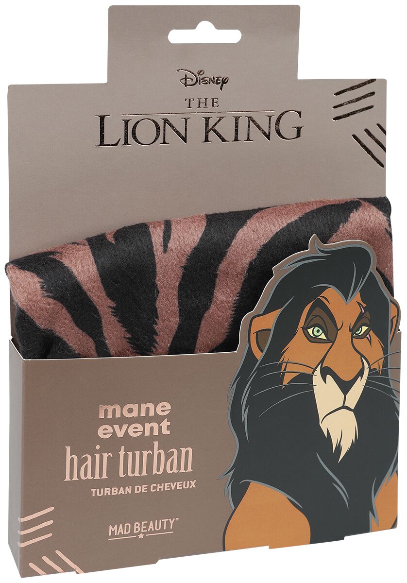 Der König der Löwen - Disney Haarband - Mad Beauty - Scar Haarturban - für Damen - braun/schwarz  - Lizenzierter Fanartikel