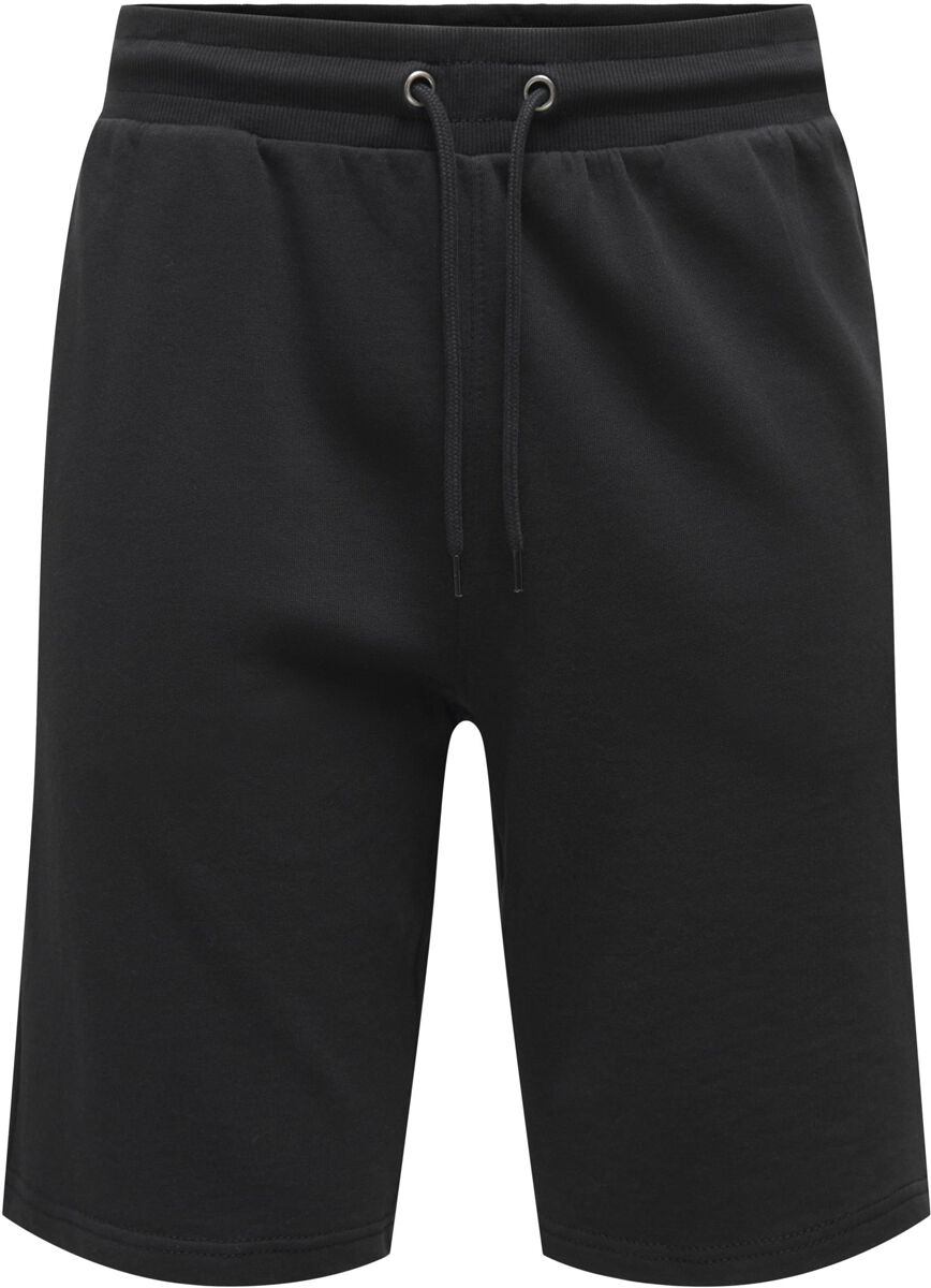 ONLY and SONS ONSNeil Sweat Shorts Short schwarz in M