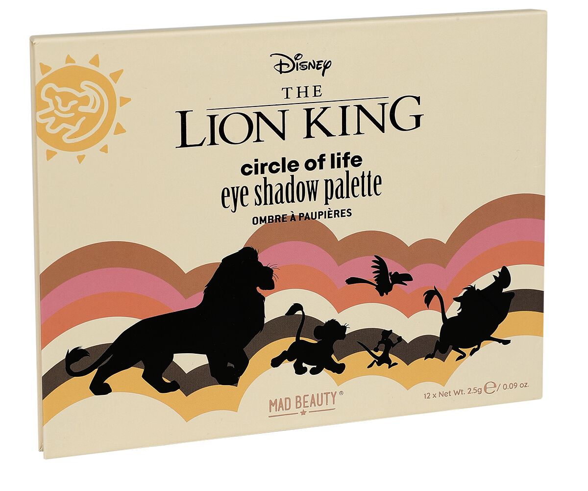 Der König der Löwen - Disney Lidschatten - Mad Beauty - Lidschatten-Palette - für Damen   - Lizenzierter Fanartikel