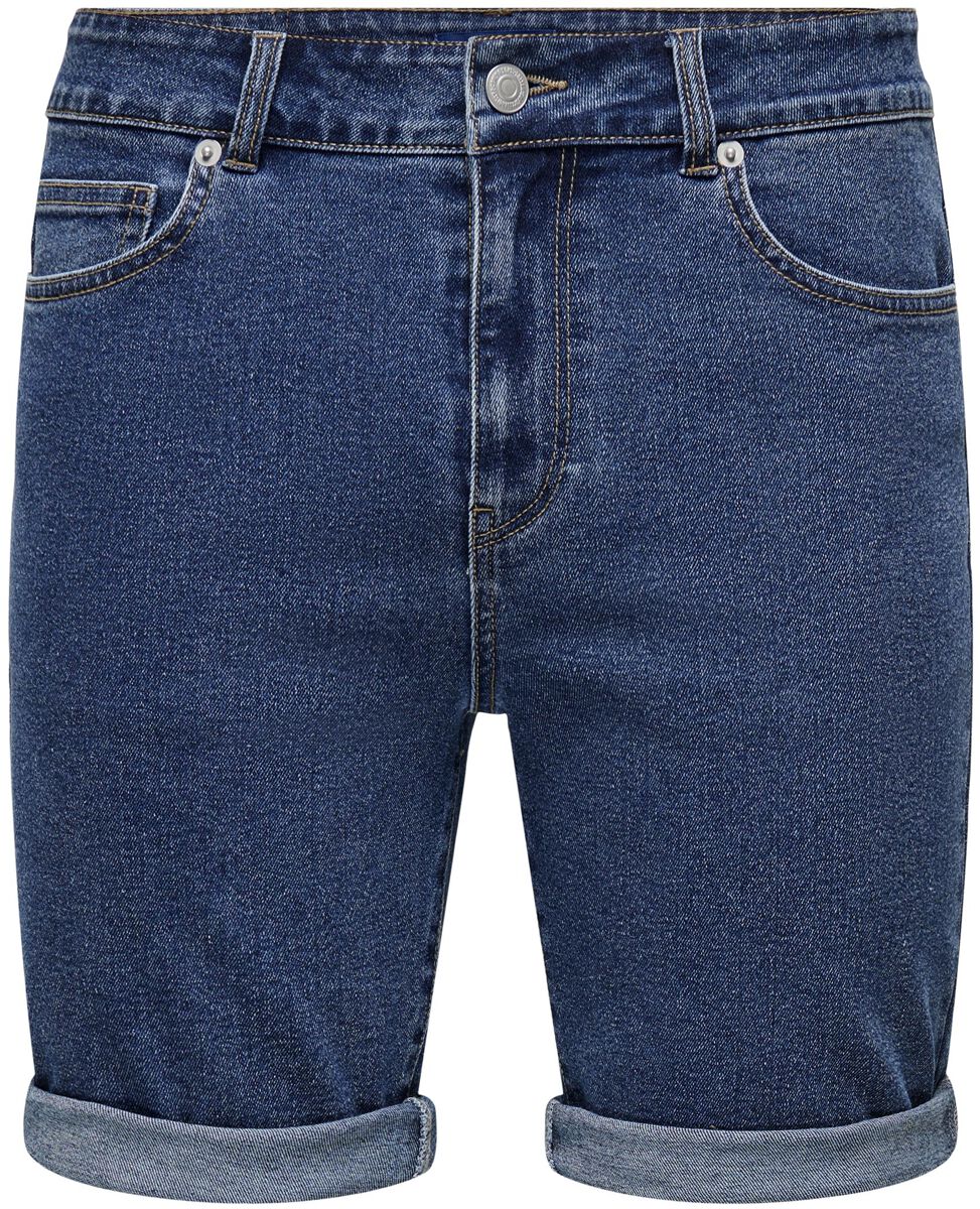 ONLY and SONS ONSPly MBD 9039 BJ DNM Shorts Short blau in S