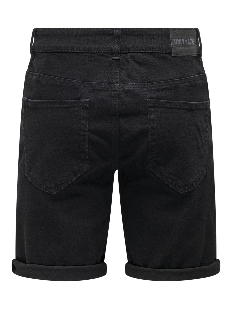 ONLY and SONS Short - ONSPly BLKD 9041 BJ DNM Shorts - S bis XXL - für Männer - Größe M - schwarz