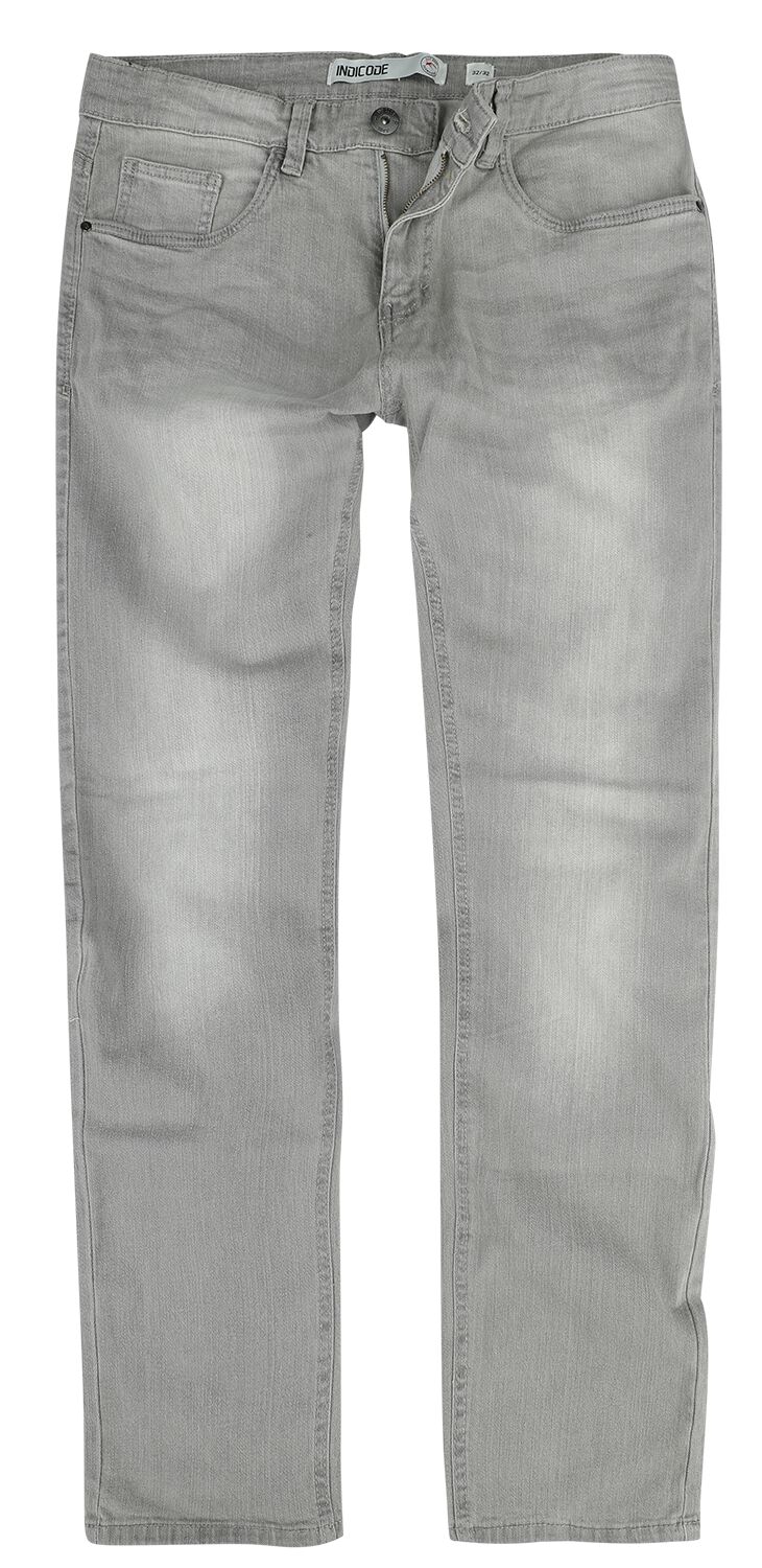 Indicode Jeans - INTony - W29L32 bis W36L32 - für Männer - Größe W31L32 - grau meliert