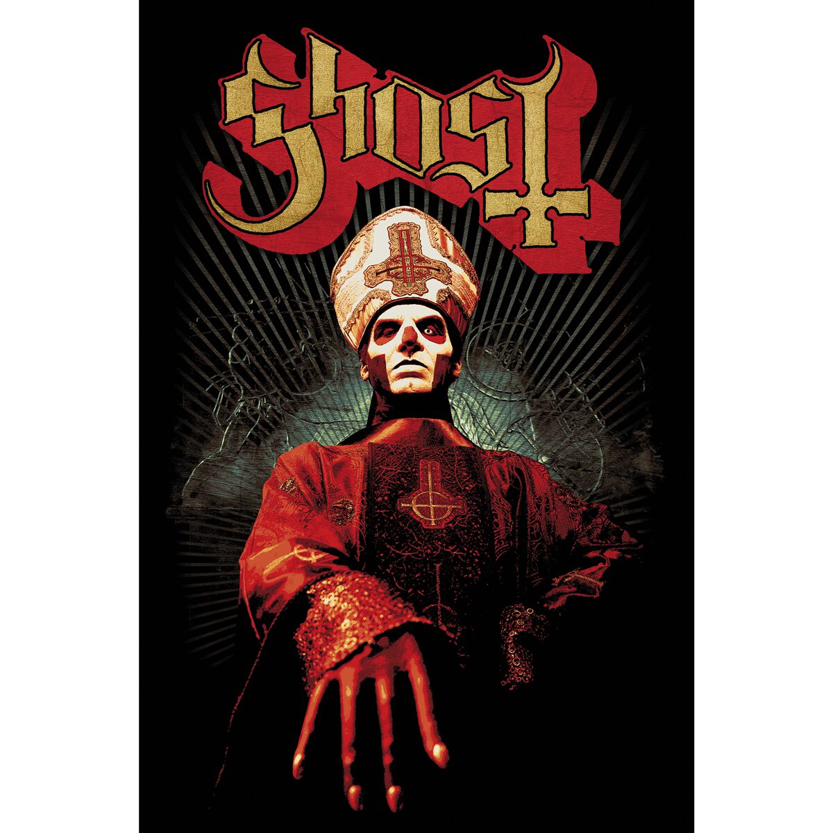 Ghost - Papa Emeritus - Poster - multicolor