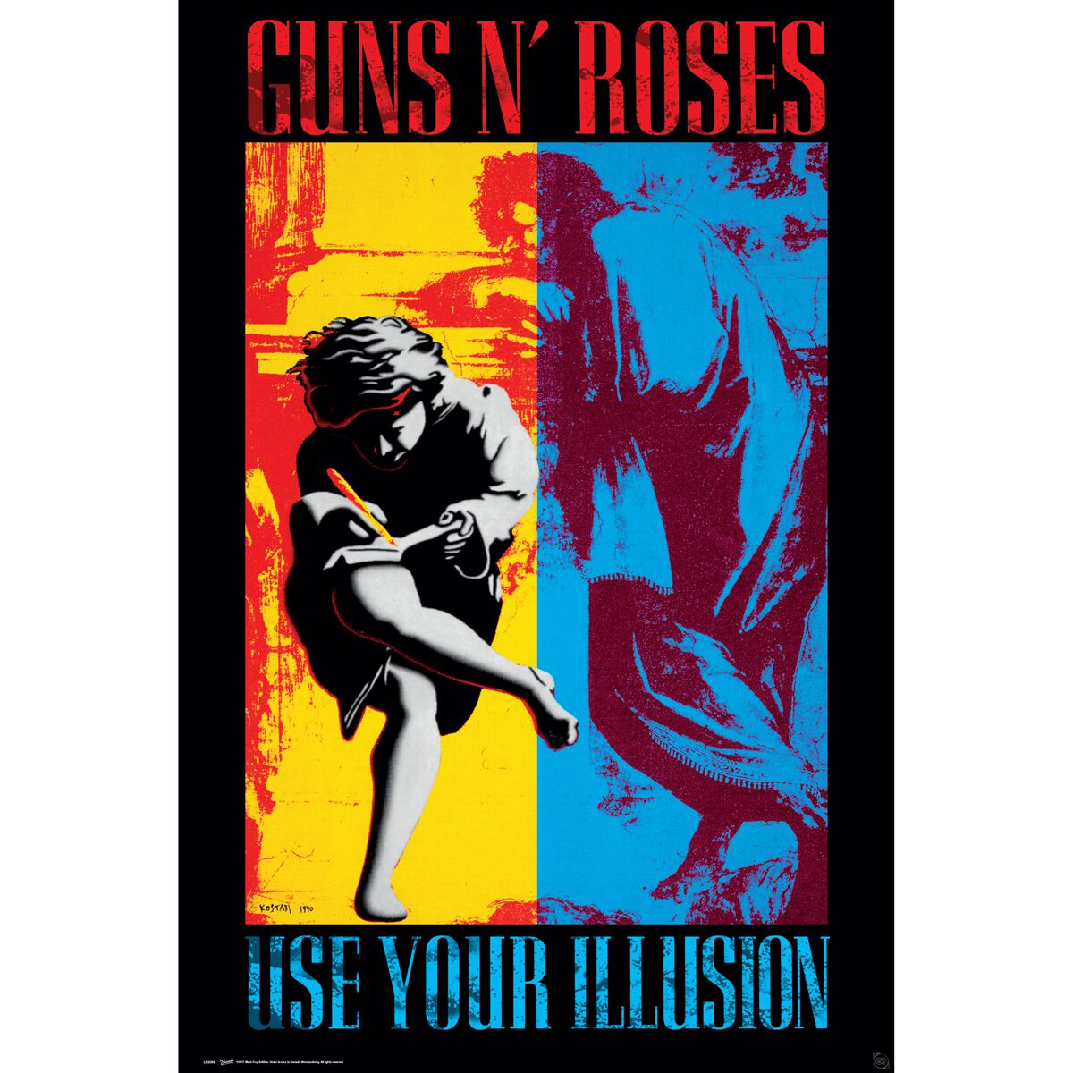 Guns N' Roses Illusion Poster multicolor