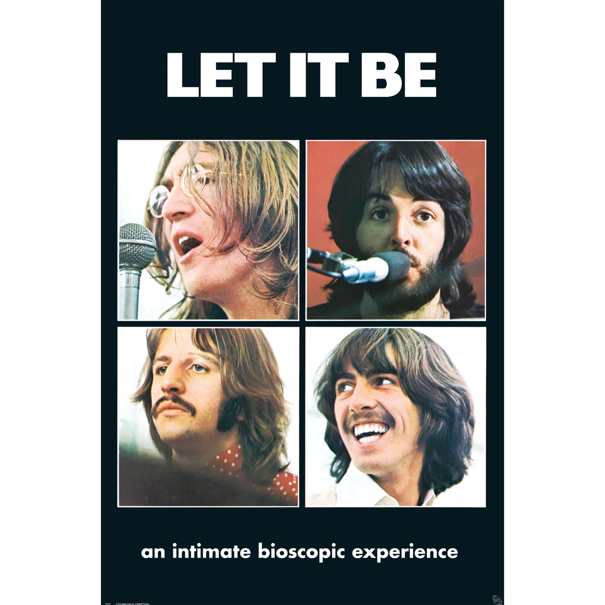 The Beatles - Let it be - Poster - multicolor
