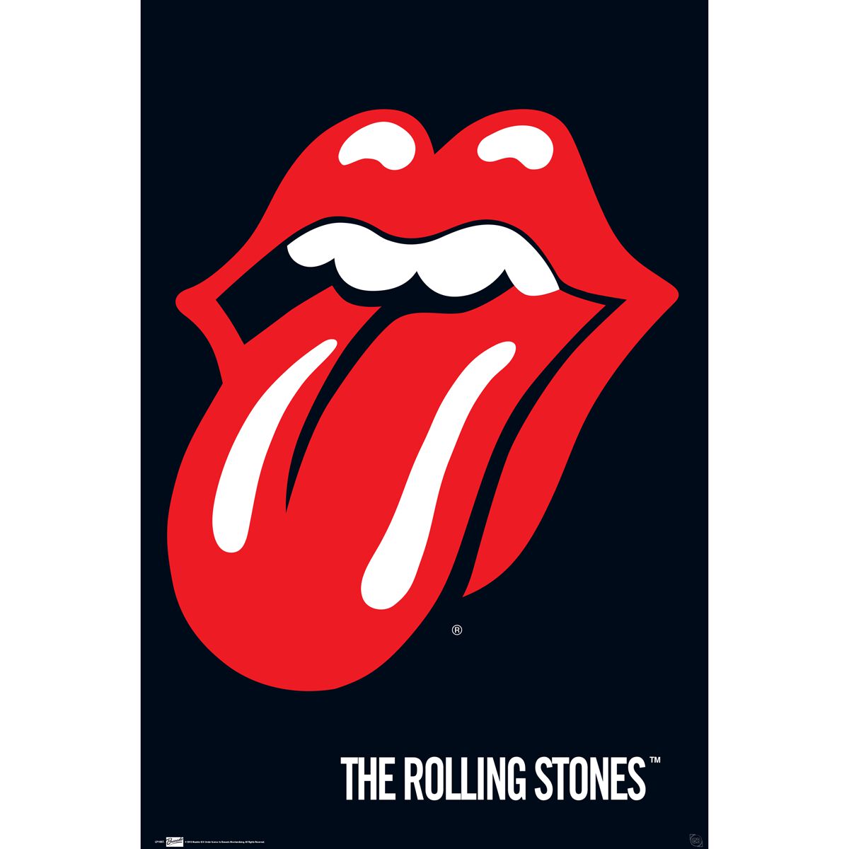 The Rolling Stones Lips Poster multicolor