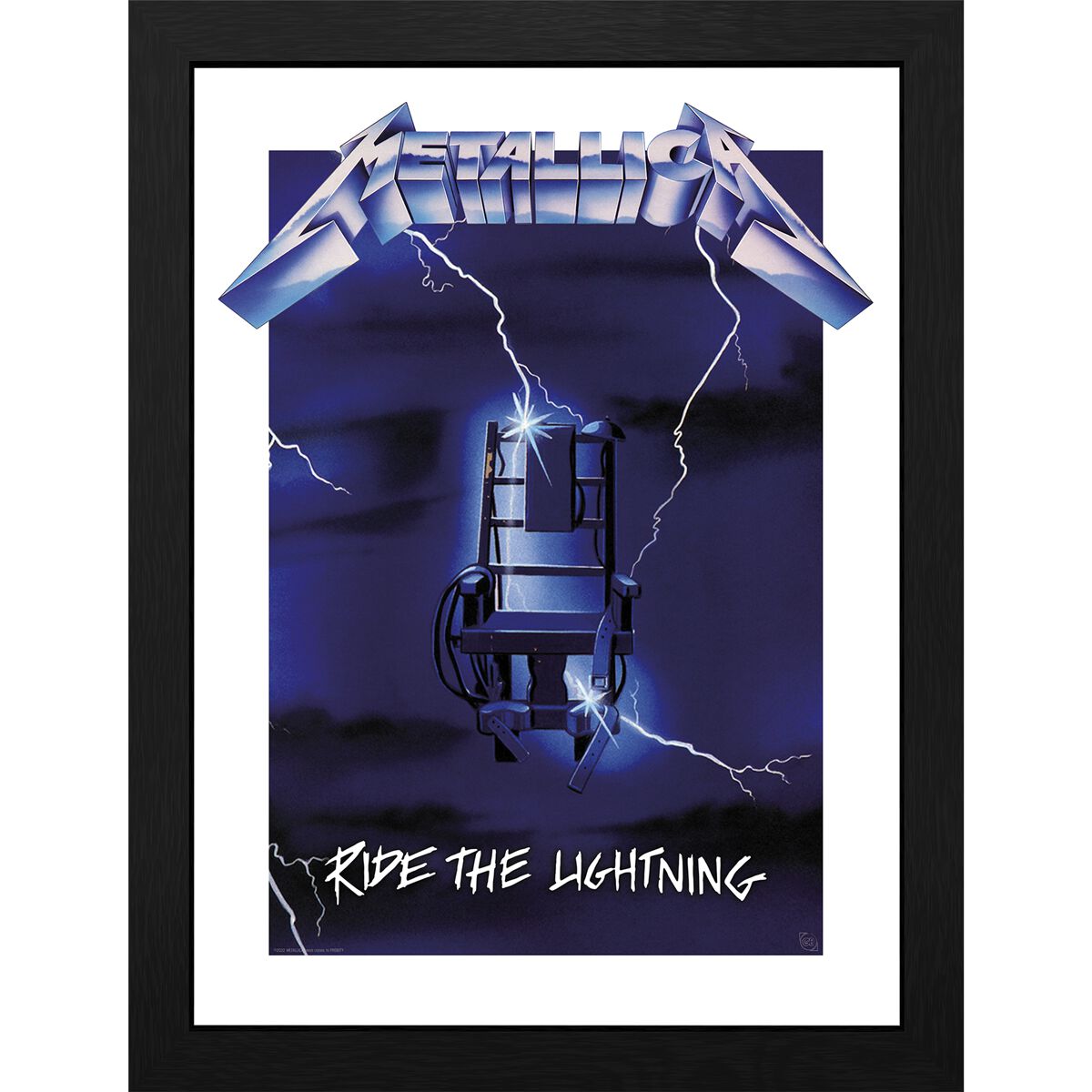 Metallica Ride The Lighting Poster multicolor