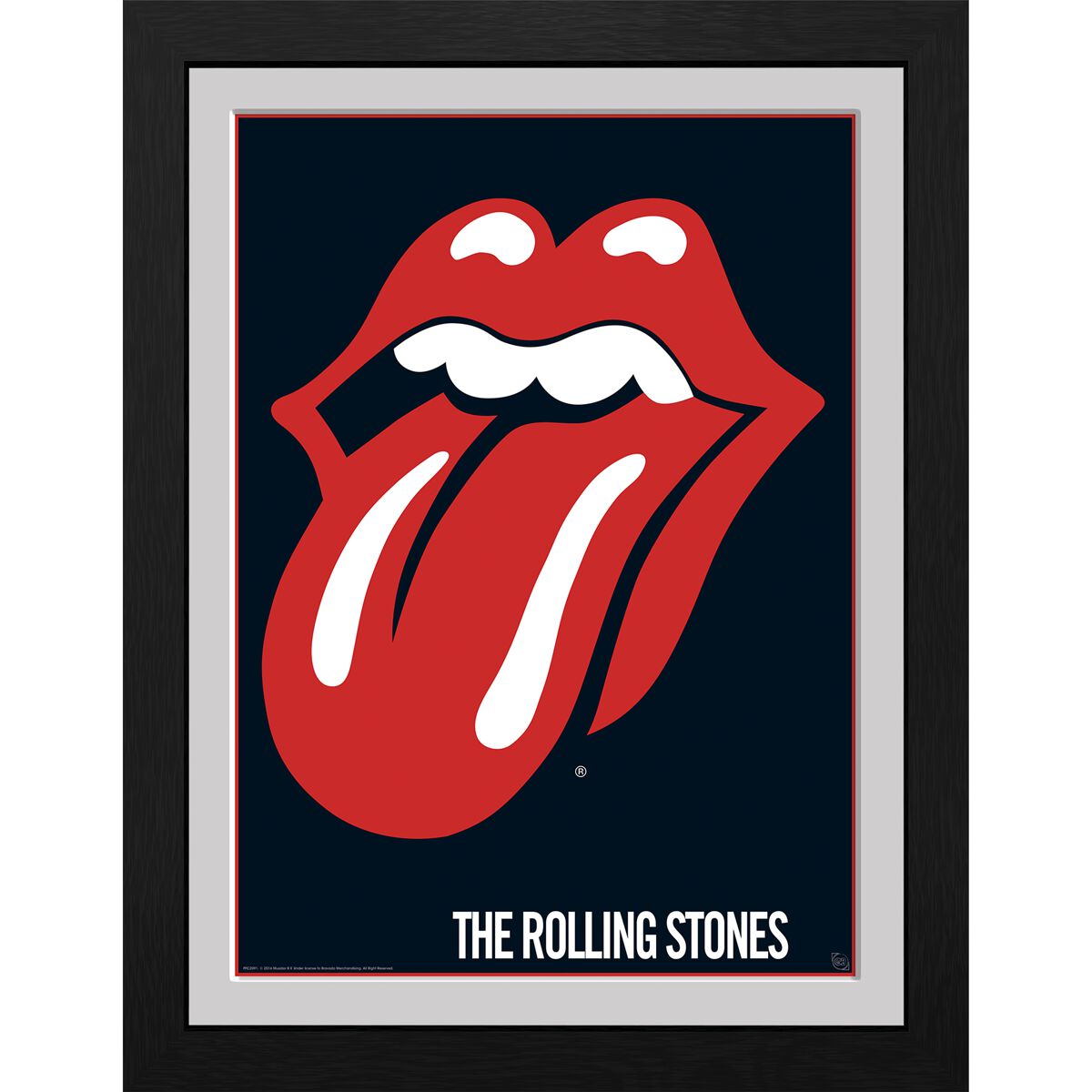 Levně The Rolling Stones Lips Zarámovaný obraz standard