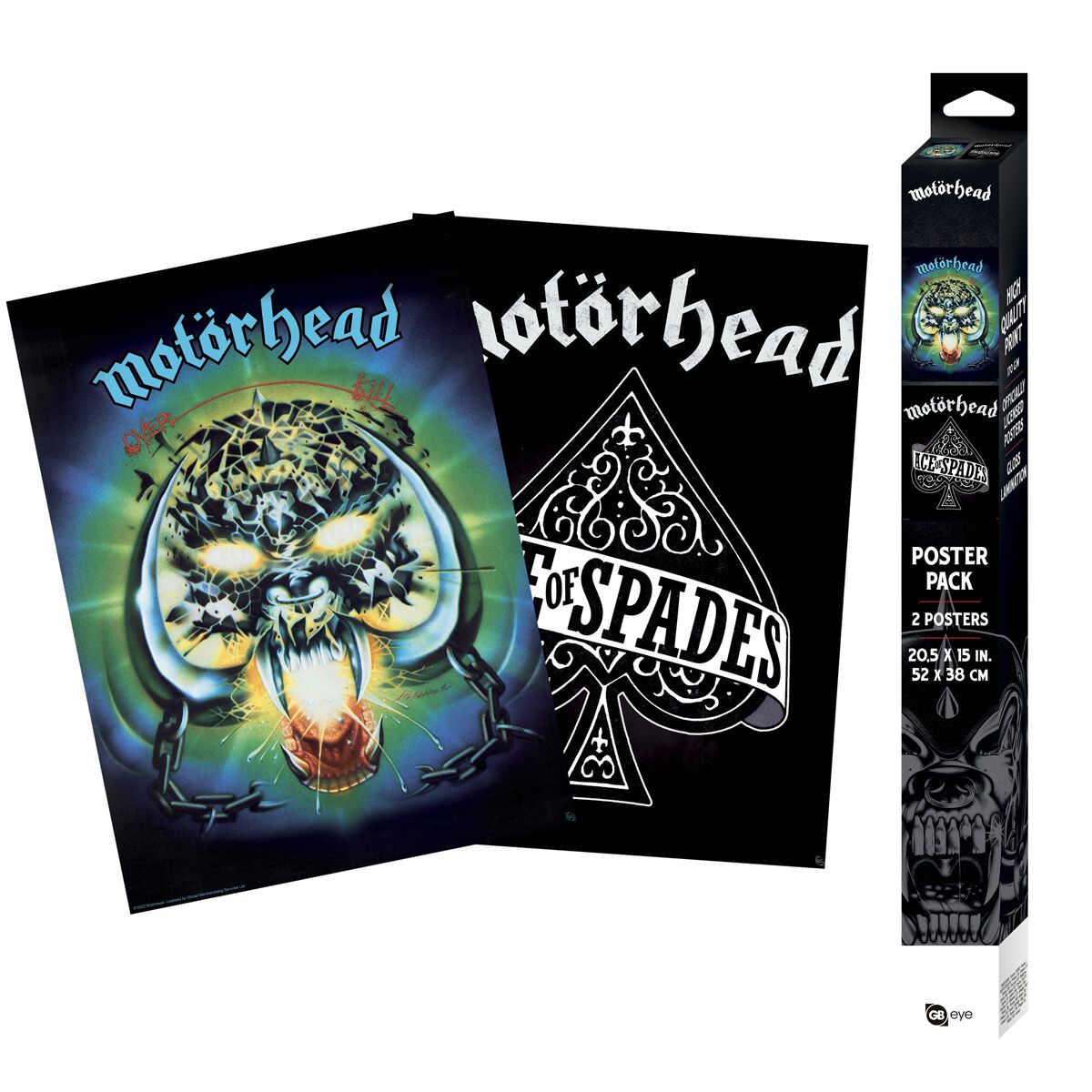 Motörhead Set 2 Chibi Poster - Overkill  / Ace Of Spades Poster multicolor