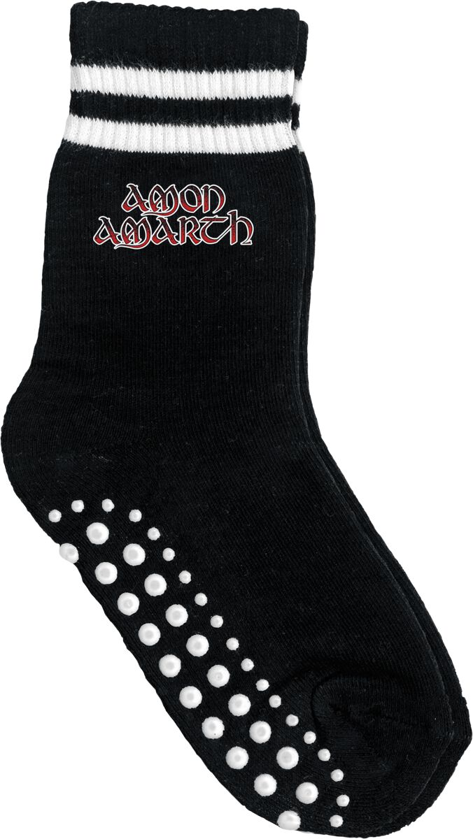 Amon Amarth Socken für Babys - Metal-Kids - Logo - für Mädchen & Jungen - schwarz  - Lizenziertes Merchandise!