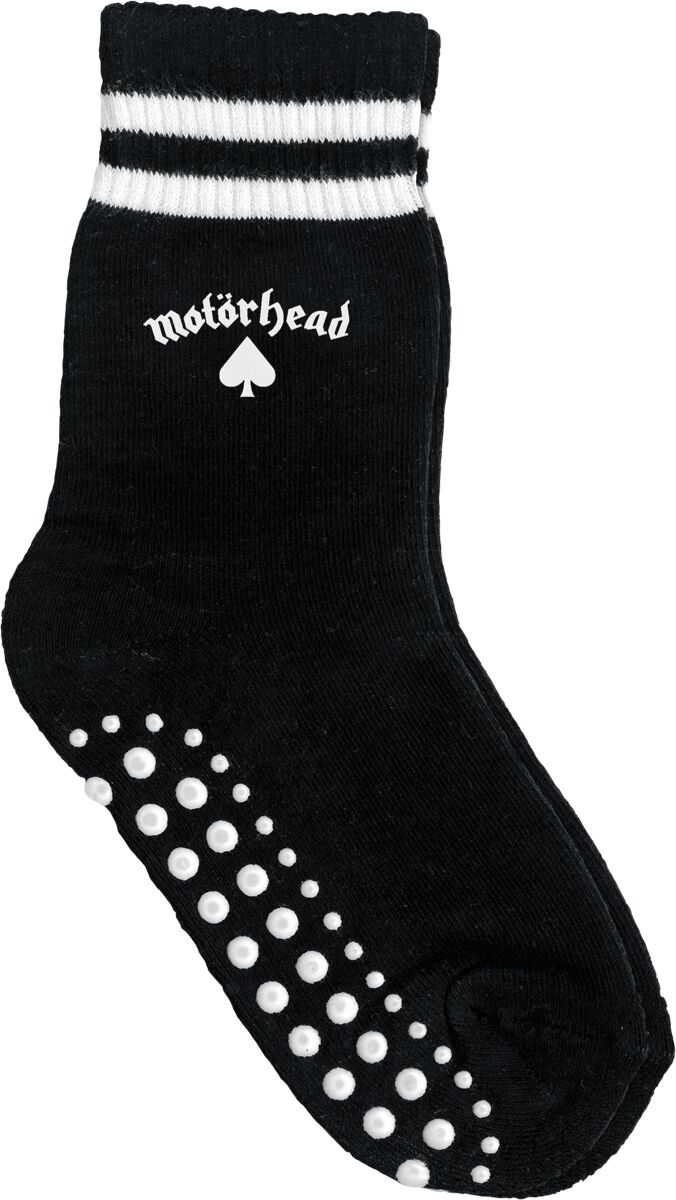 Motörhead Socken - Metal-Kids - Logo - EU15-18 bis EU31-34 - für Mädchen & Jungen - Größe EU 15-18 - schwarz  - Lizenziertes Merchandise!