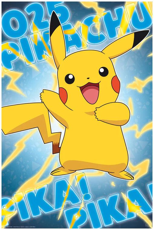 Pokémon Pikachu Poster multicolore