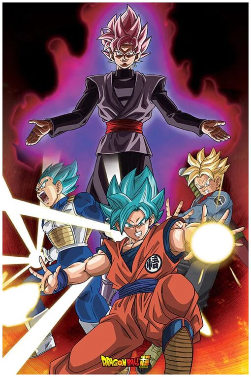 Levně Dragon Ball Super plakát vícebarevný