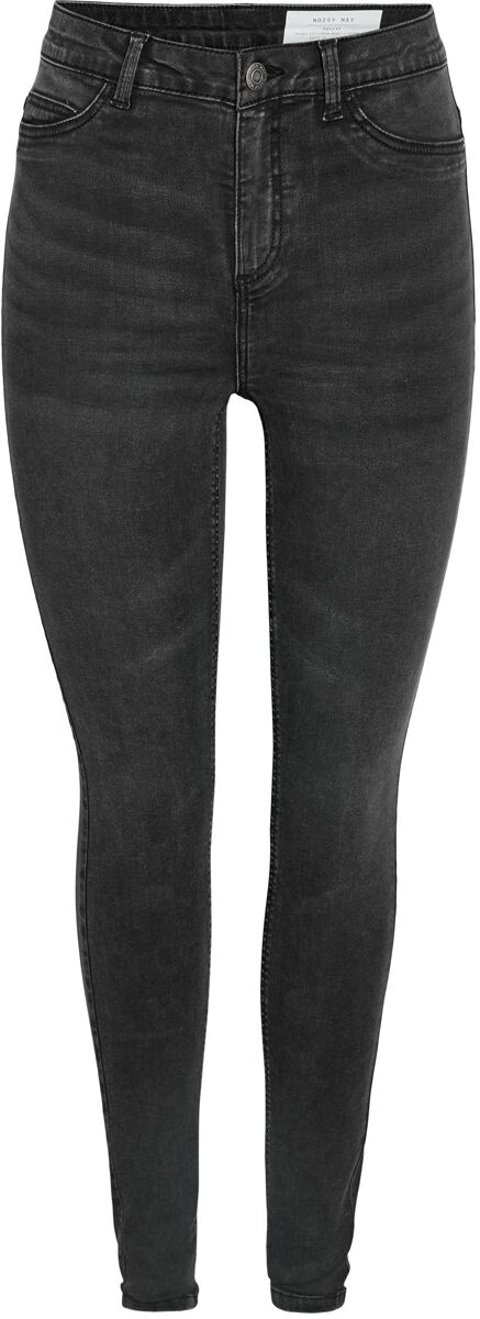 Image of Jeans di Noisy May - NMCallie HW Skinny Jeans VI482LB - W25L30 a W31L32 - Donna - nero
