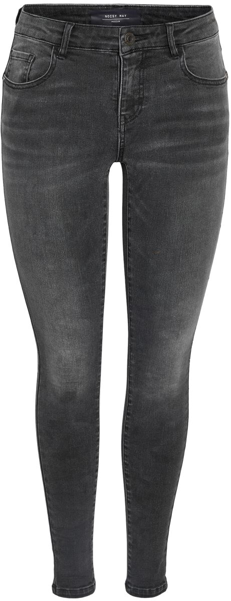 Image of Jeans di Noisy May - NMJen NW Skinny Bodyshaping Jeans JT177DG - W25L30 a W29L32 - Donna - grigio