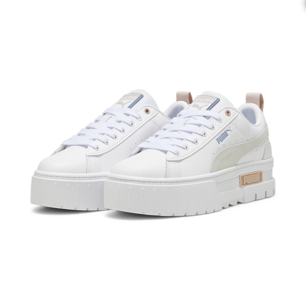 Puma Sneaker - Mayze Lth Wns - EU36 bis EU41 - für Damen - Größe EU38 - weiß