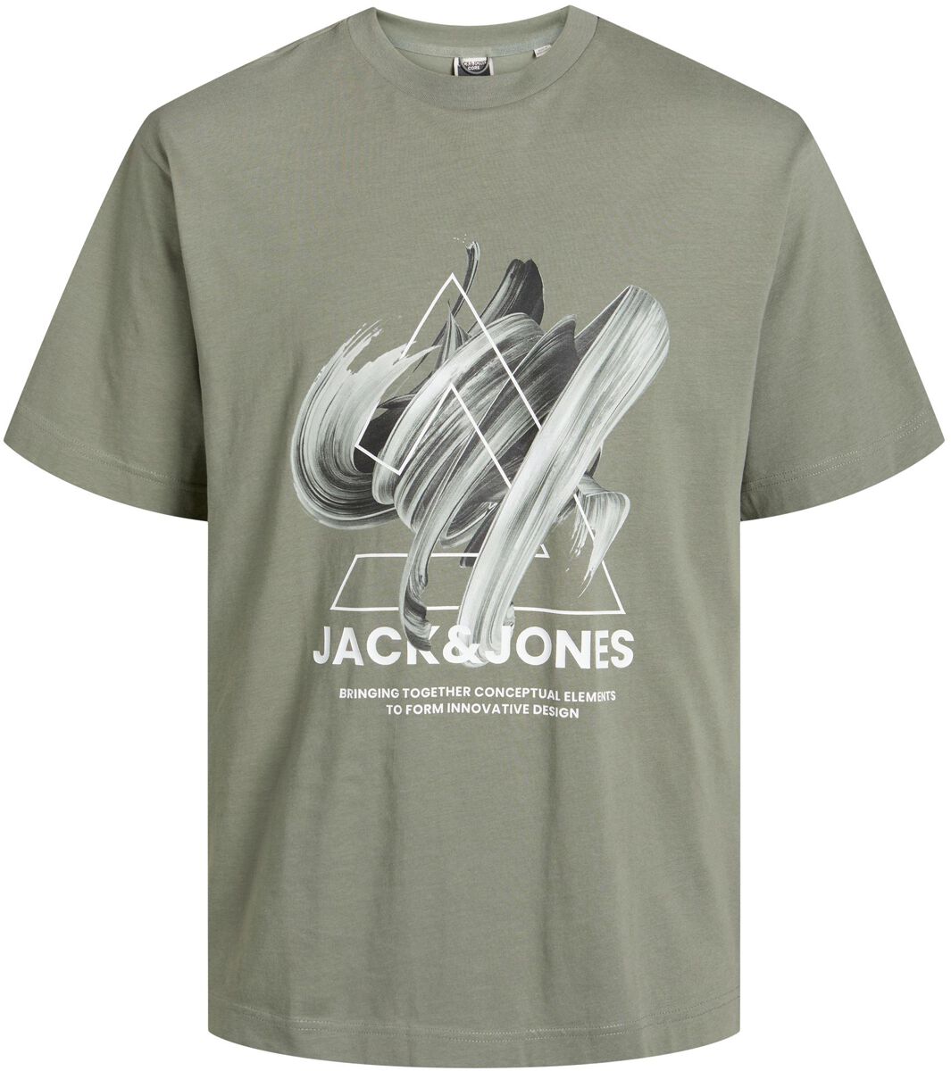 Jack & Jones Junior T-Shirt für Kinder - Jcotint Tee SS Crew Neck JNR - für Jungen - grün