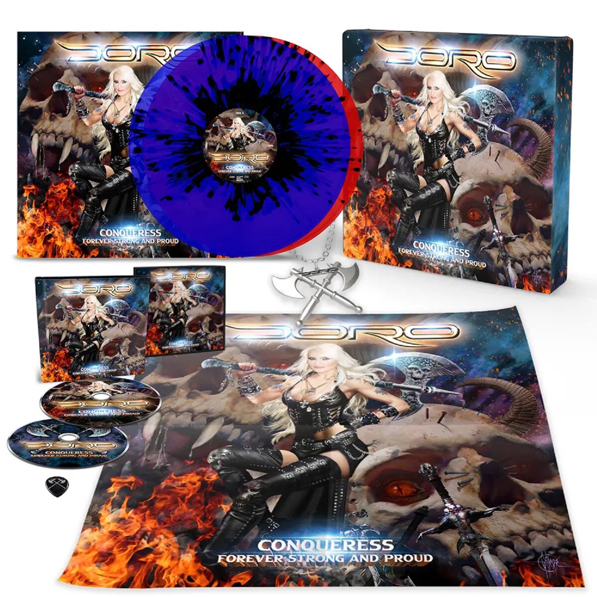 Levně Doro Conqueress - Forever Strong And Proud 2-LP & 2-CD standard