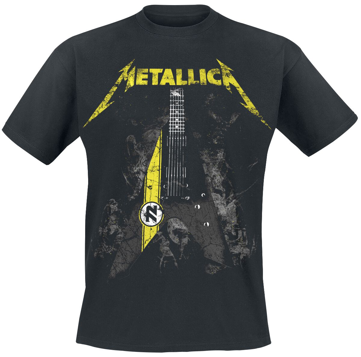 Metallica T-Shirt - Hetfield Vulture - S bis 5XL - für Männer - Größe S - schwarz  - Lizenziertes Merchandise!