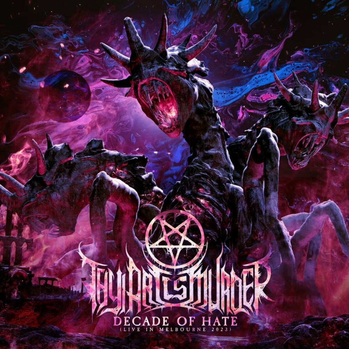 Thy Art Is Murder - Decade of hate (Live in Melbourne 2023) - CD - multicolor