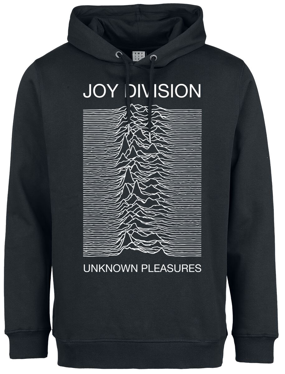 Levně Joy Division Amplified Collection - Unknown Pleasures Mikina s kapucí černá