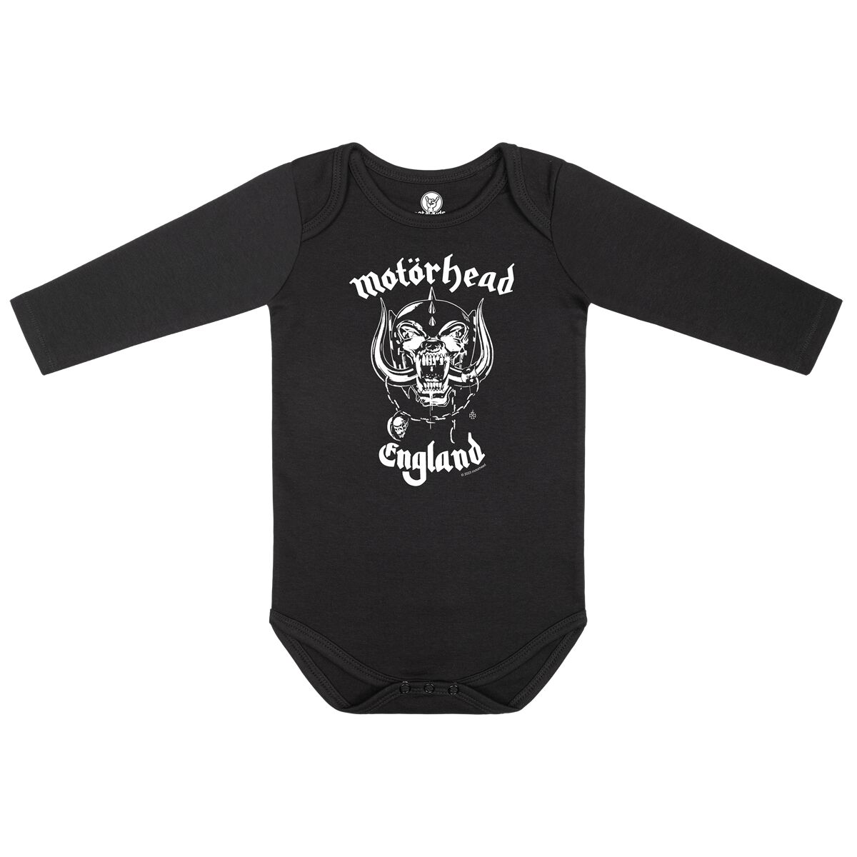 Motörhead Body für Babys - England Stencil - für Mädchen & Jungen - schwarz  - Lizenziertes Merchandise!
