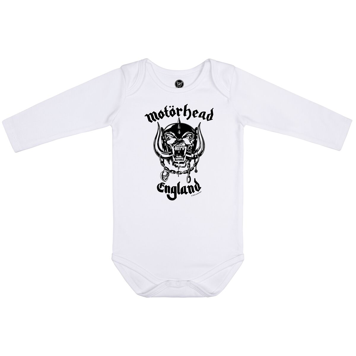 Motörhead Body für Neugeborene - England Stencil - für Mädchen & Jungen - weiß  - Lizenziertes Merchandise!