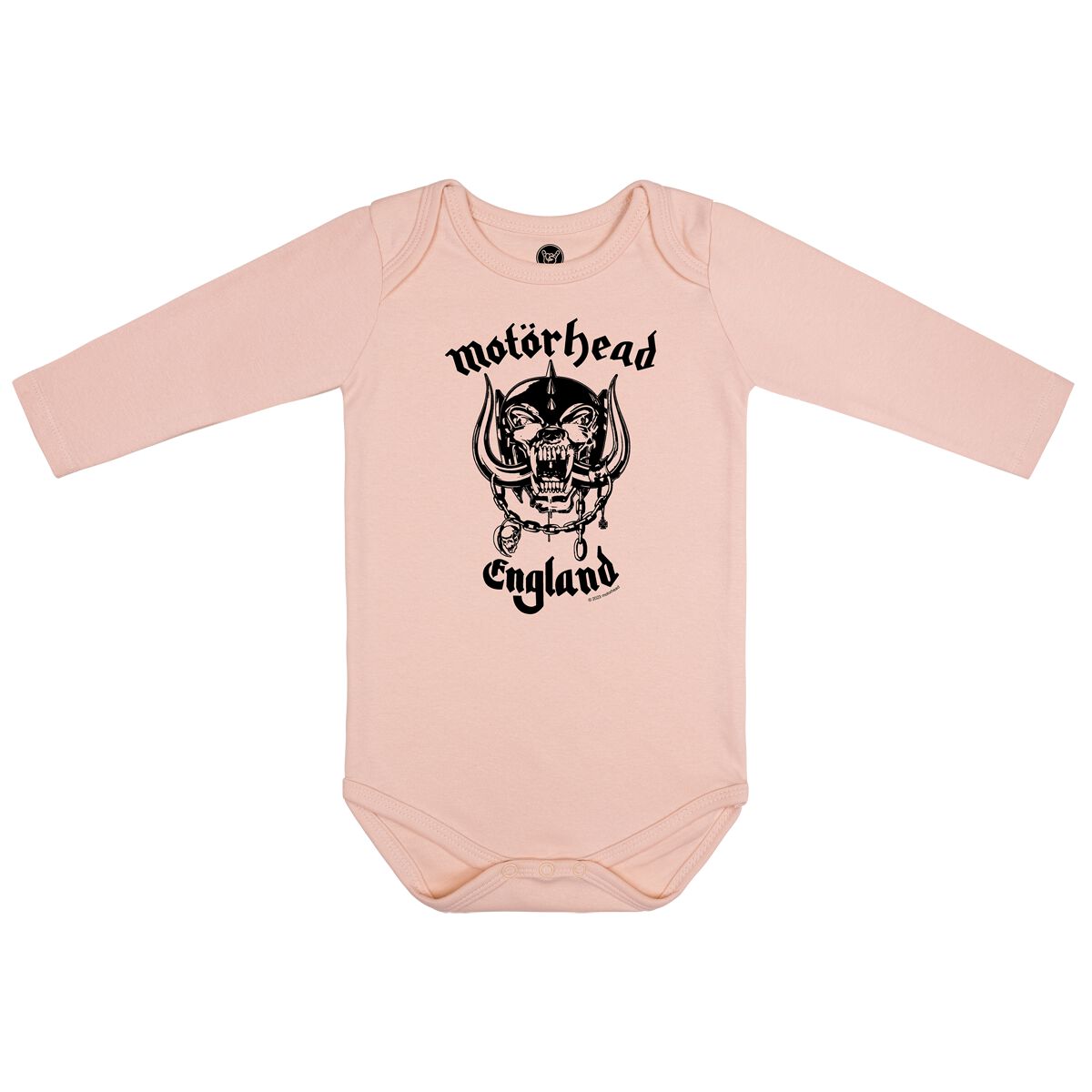 Motörhead Body für Babys - England Stencil - für Mädchen & Jungen - rosa  - Lizenziertes Merchandise!