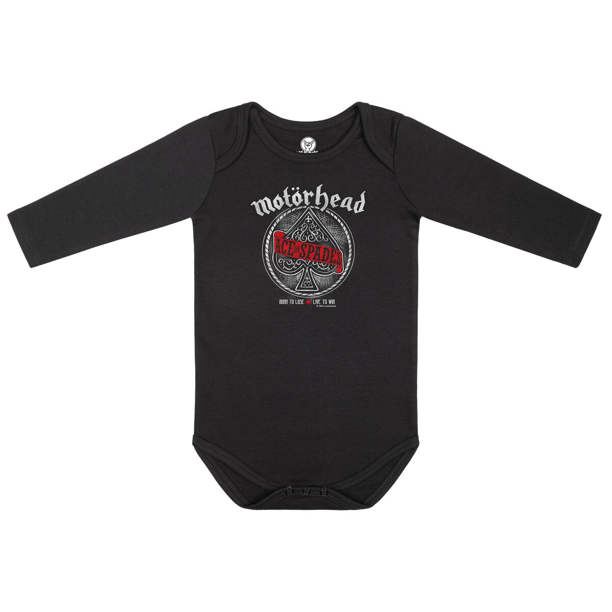 Motörhead Body für Babys - Red Banner - für Mädchen & Jungen - schwarz  - Lizenziertes Merchandise!
