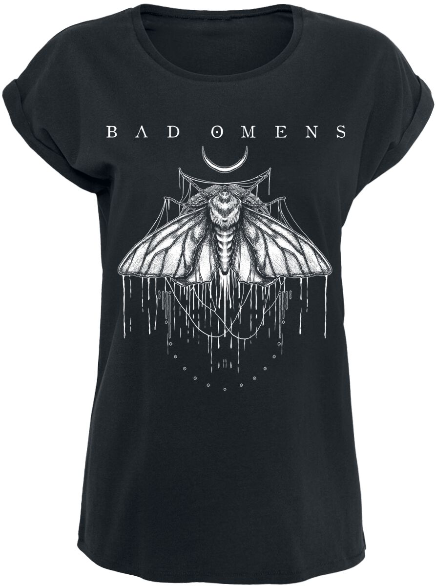 Image of T-Shirt di Bad Omens - Moth - M a 5XL - Donna - nero