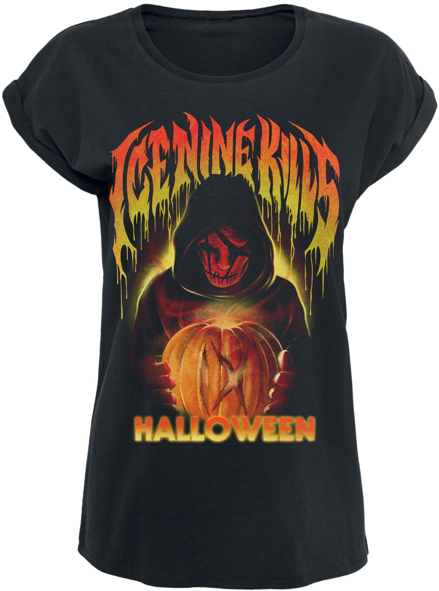 Levně Ice Nine Kills Halloween Pumpkin Dámské tričko černá